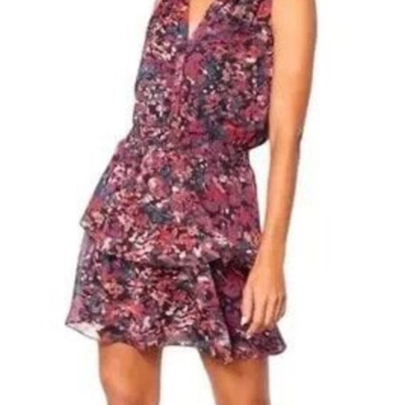 NEW Evereve Josie Dress, Vibrant Floral Print, Smocked Waist, Sleeveless, Medium - Picture 6 of 9